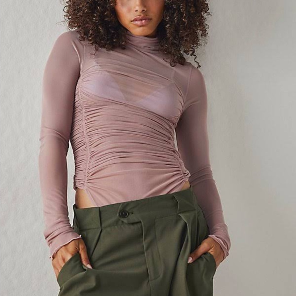 NWOT Under It All mesh bodysuit by intimately Free People in size Large